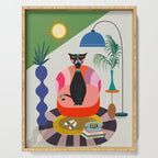 MCM Black Cat Serving Tray Gallery Image 1