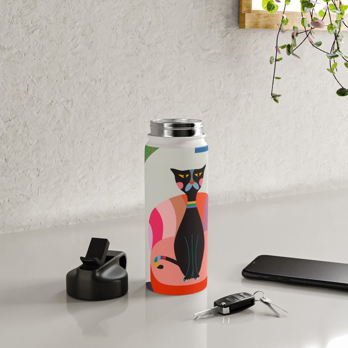 MCM Black Cat Water Bottle Gallery Image 4