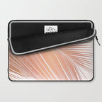 Palm leaf - copper pink Laptop Sleeve Gallery Image 2