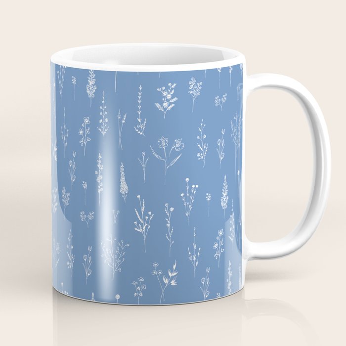 Wildflowers blue Coffee Mug Gallery Image 1
