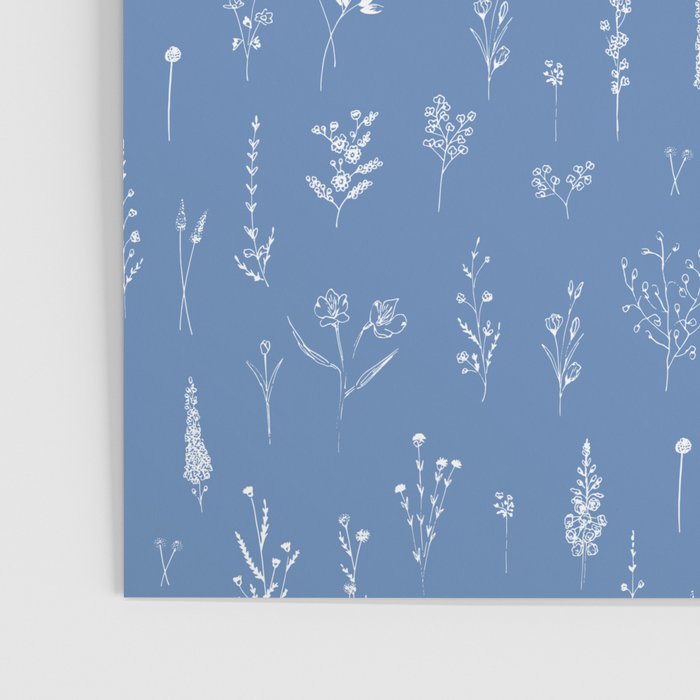 Wildflowers blue Poster Gallery Image 3