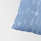 Wildflowers blue Pillow Sham Gallery Image 4