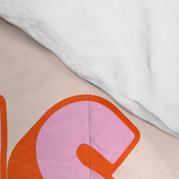 This Must Be The Place: The Peach Edition Comforter Gallery Image 4