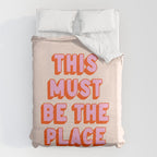 This Must Be The Place: The Peach Edition Duvet Cover Gallery Image 6