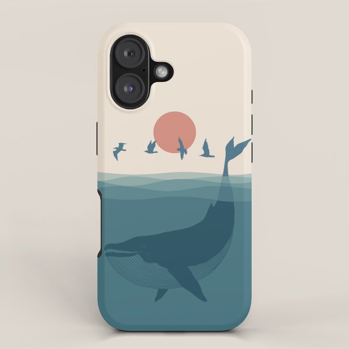 I'm like a bird - Whale iPhone Case Gallery Image 1
