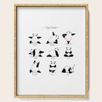 Yoga Panda II Serving Tray Gallery Image 1