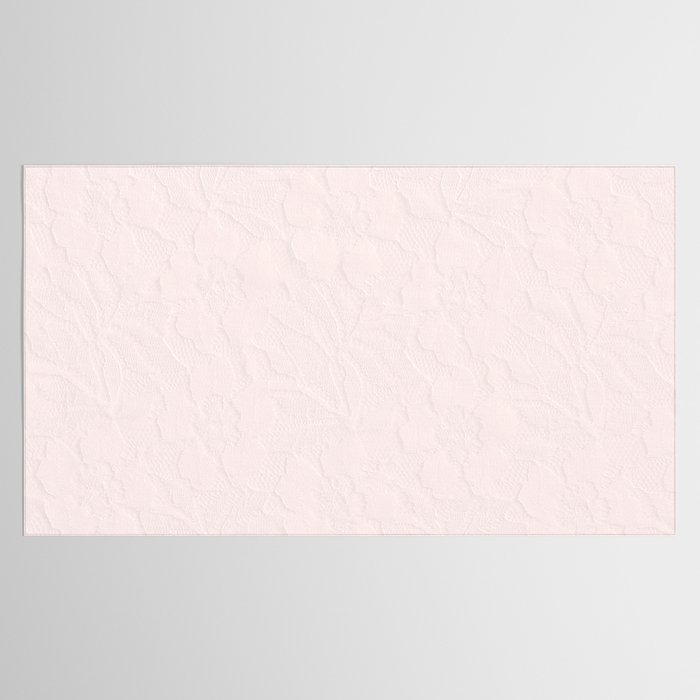 Elegant vintage blush pink french floral lace Tablecloth Gallery Image 2