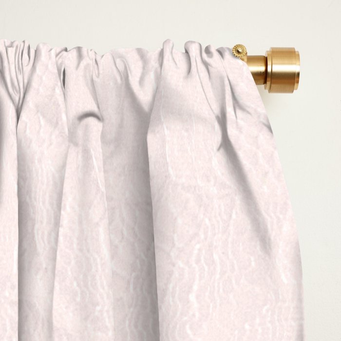 Elegant vintage blush pink french floral lace Window Curtain Gallery Image 2