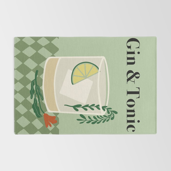 Gin & Tonic Cocktail Rug Gallery Image 2