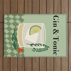 Gin & Tonic Cocktail Outdoor Rug Gallery Image 1