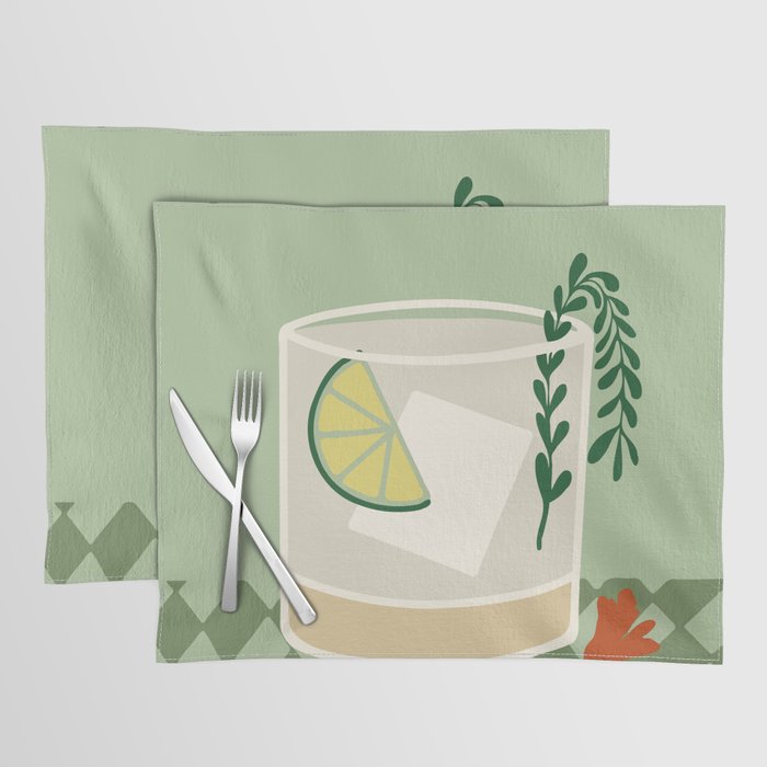Gin & Tonic Cocktail Placemat Gallery Image 1