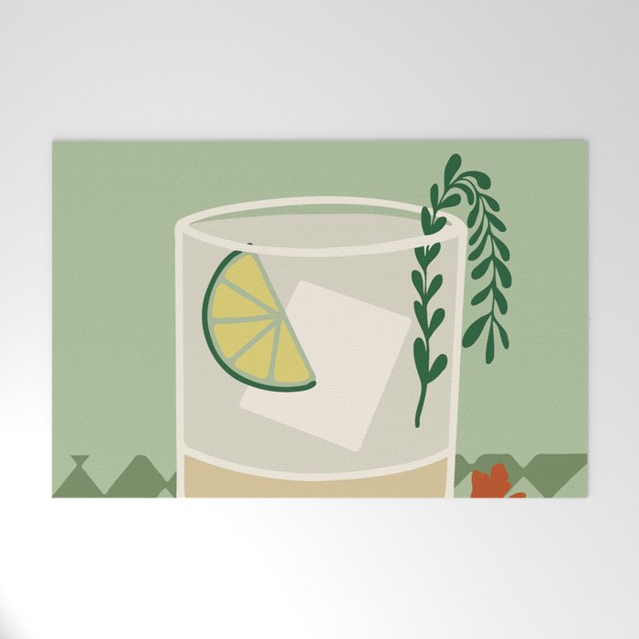 Gin & Tonic Cocktail Welcome Mat Gallery Image 1