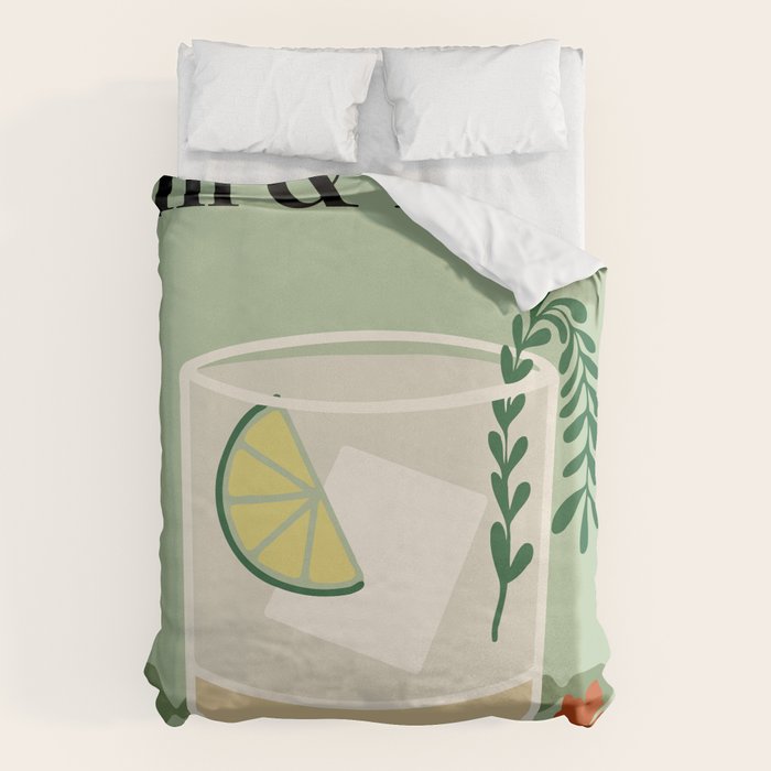 Gin & Tonic Cocktail Duvet Cover Gallery Image 1