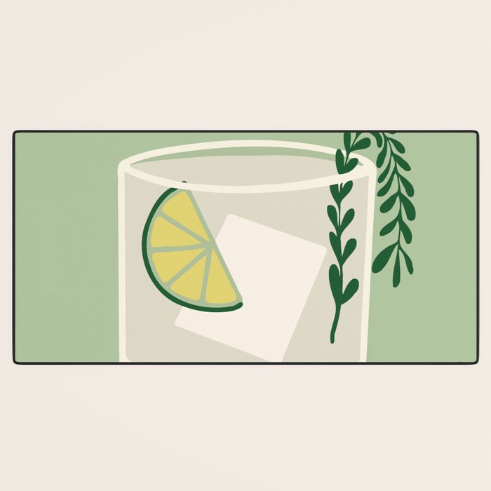 Gin & Tonic Cocktail Desk Mat Gallery Image 3
