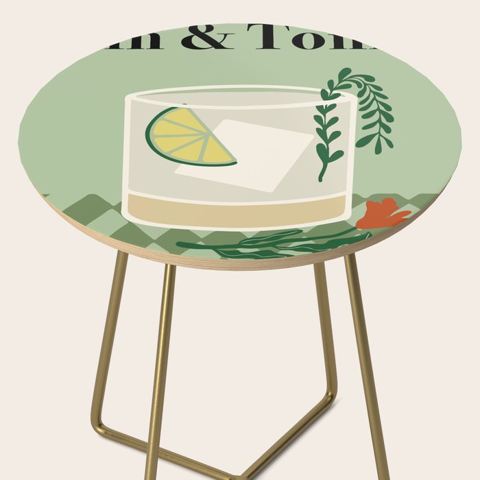 Gin & Tonic Cocktail Side Table Gallery Image 2