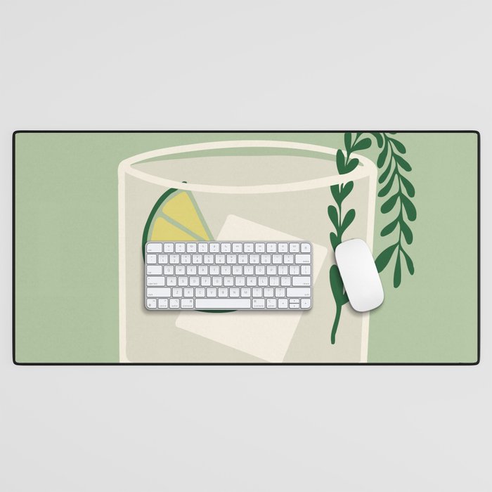 Gin & Tonic Cocktail Desk Mat Gallery Image 1