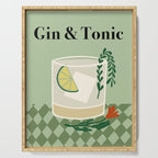 Gin & Tonic Cocktail Serving Tray Gallery Image 1