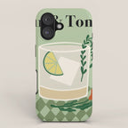 Gin & Tonic Cocktail iPhone Case Gallery Image 1