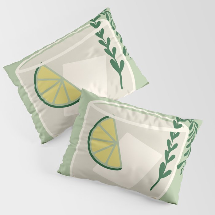 Gin & Tonic Cocktail Pillow Sham Gallery Image 3
