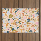 Abstract Paper Cuts Outdoor Rug Gallery Image 1
