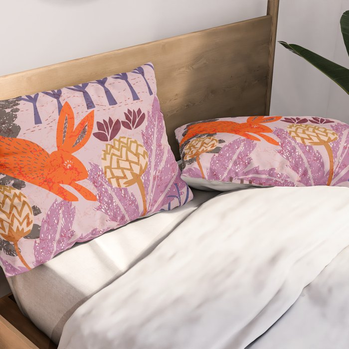 Artichoke thief at sunrise Pillow Sham Gallery Image 2