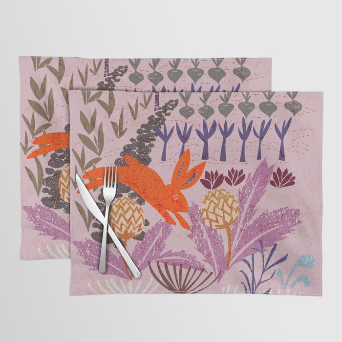 Artichoke thief at sunrise Placemat Gallery Image 1