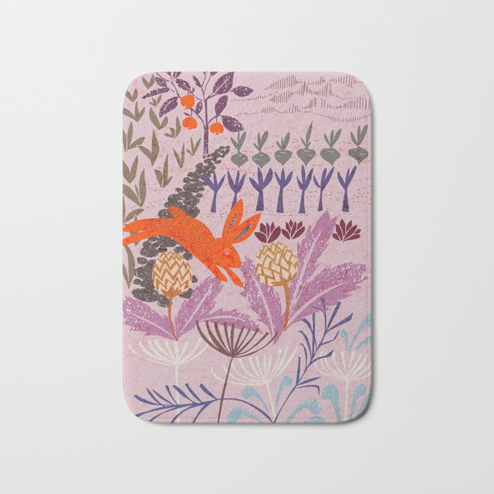 Artichoke thief at sunrise Bath Mat Gallery Image 1