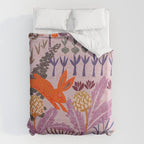 Artichoke thief at sunrise Duvet Cover Gallery Image 6