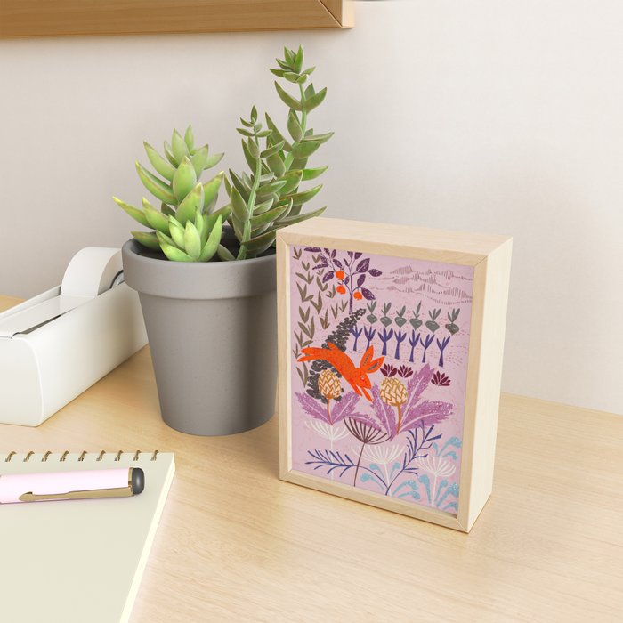Artichoke thief at sunrise Mini Art Print Gallery Image 2