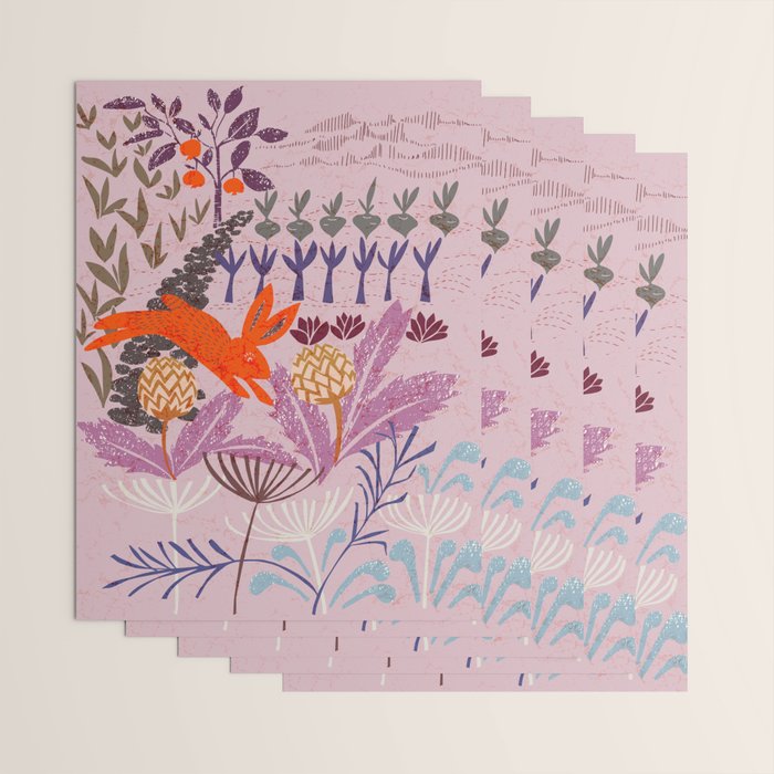 Artichoke thief at sunrise Wrapping Paper Gallery Image 3