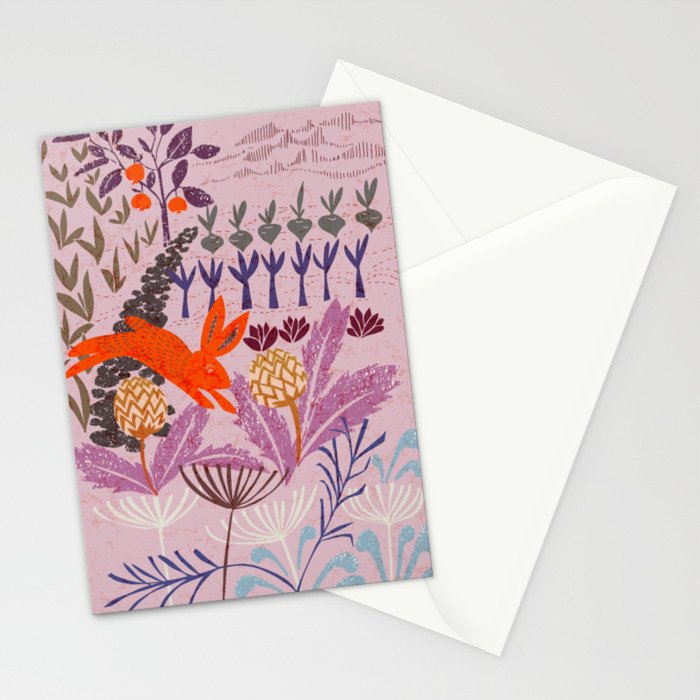 Artichoke thief at sunrise Stationery Card Gallery Image 2