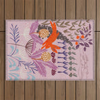 Artichoke thief at sunrise Outdoor Rug Gallery Image 1