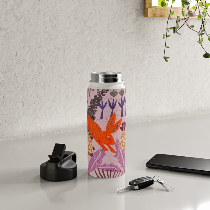 Artichoke thief at sunrise Water Bottle Gallery Image 4