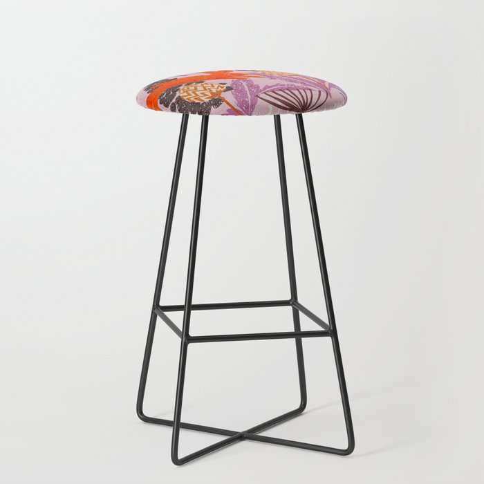 Artichoke thief at sunrise Stool Gallery Image 1