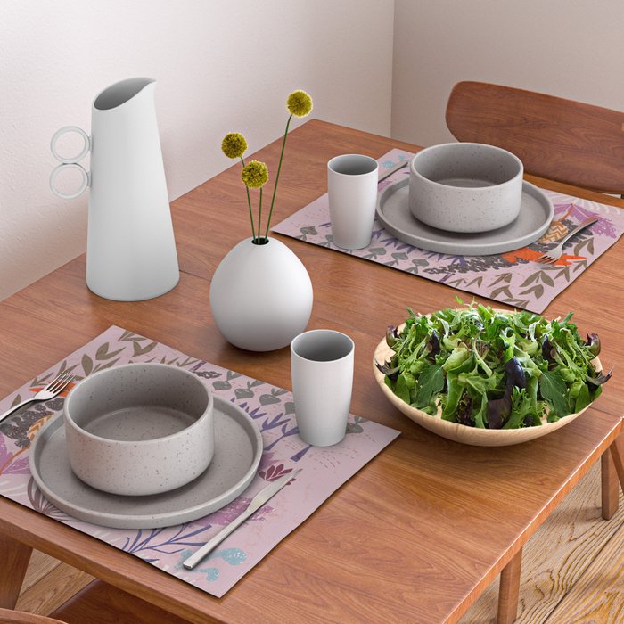 Artichoke thief at sunrise Placemat Gallery Image 2