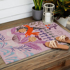 Artichoke thief at sunrise Outdoor Rug Gallery Image 2
