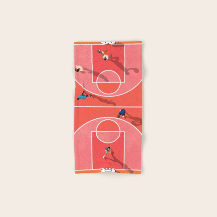 Street Basketball Playground  Bath Towel Gallery Image 1