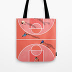 Street Basketball Playground  Tote Bag Gallery Image 1
