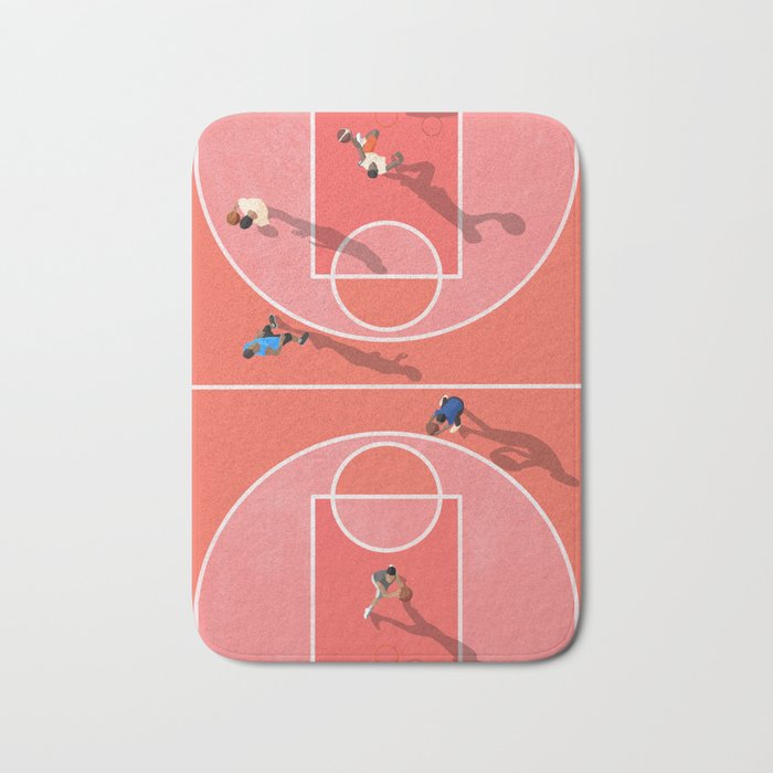 Street Basketball Playground  Bath Mat Gallery Image 1