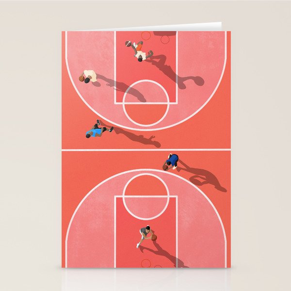 Street Basketball Playground  Stationery Card Gallery Image 2