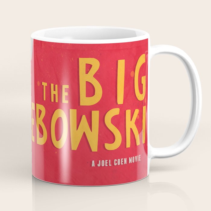 The Big Lebowski - Movie Poster, Coen brothers film, Jeff Bridges, John Turturro, bowling Coffee Mug Gallery Image 1