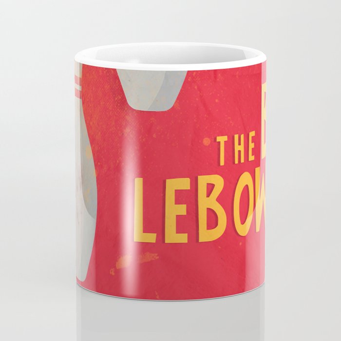 The Big Lebowski - Movie Poster, Coen brothers film, Jeff Bridges, John Turturro, bowling Coffee Mug Gallery Image 4