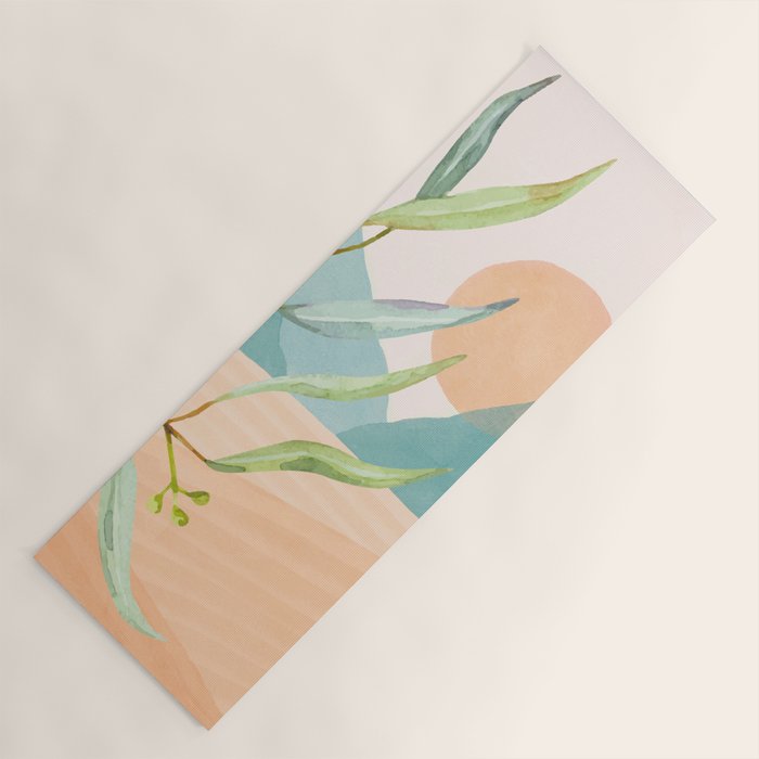 Setting Sun over the Sea 1 Yoga Mat Gallery Image 1