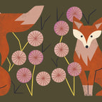 Shy Fox and Wildflowers Coffee Mug Gallery Image 2