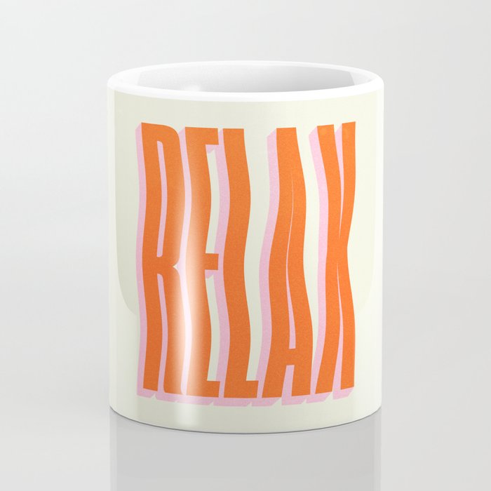 Relax: Wavy Edition Coffee Mug Gallery Image 4