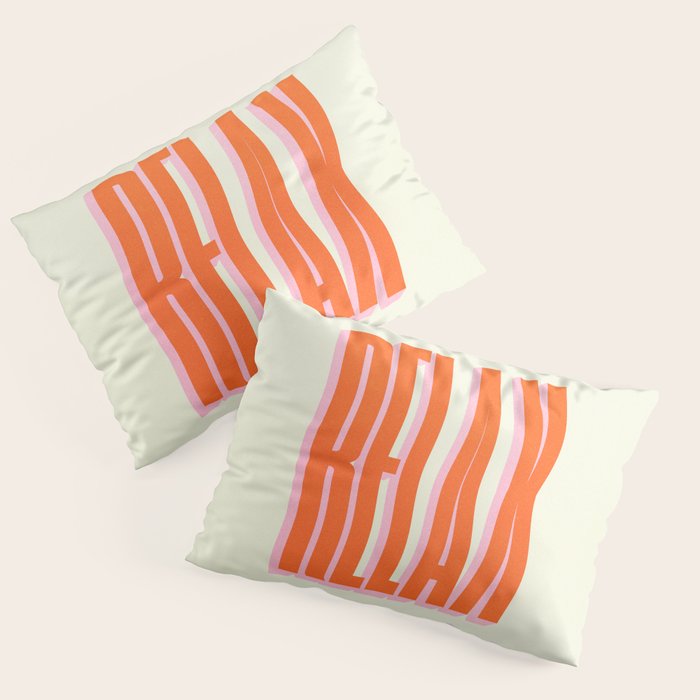 Relax: Wavy Edition Pillow Sham Gallery Image 1
