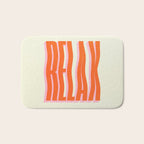 Relax: Wavy Edition Bath Mat Gallery Image 1
