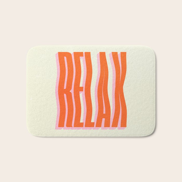 Relax: Wavy Edition Bath Mat Gallery Image 1