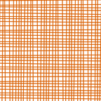 Fine Weave Minimalist Midcentury Woven Pattern in Orange and White Coffee Mug Gallery Image 2