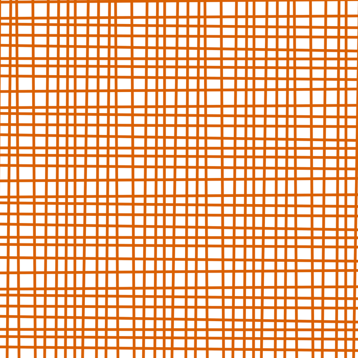Fine Weave Minimalist Midcentury Woven Pattern in Orange and White Coffee Mug Gallery Image 2